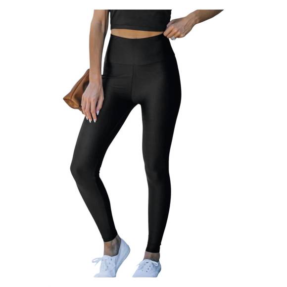 NEW WHITE LABEL matte leggings in black - Picture 2 of 3